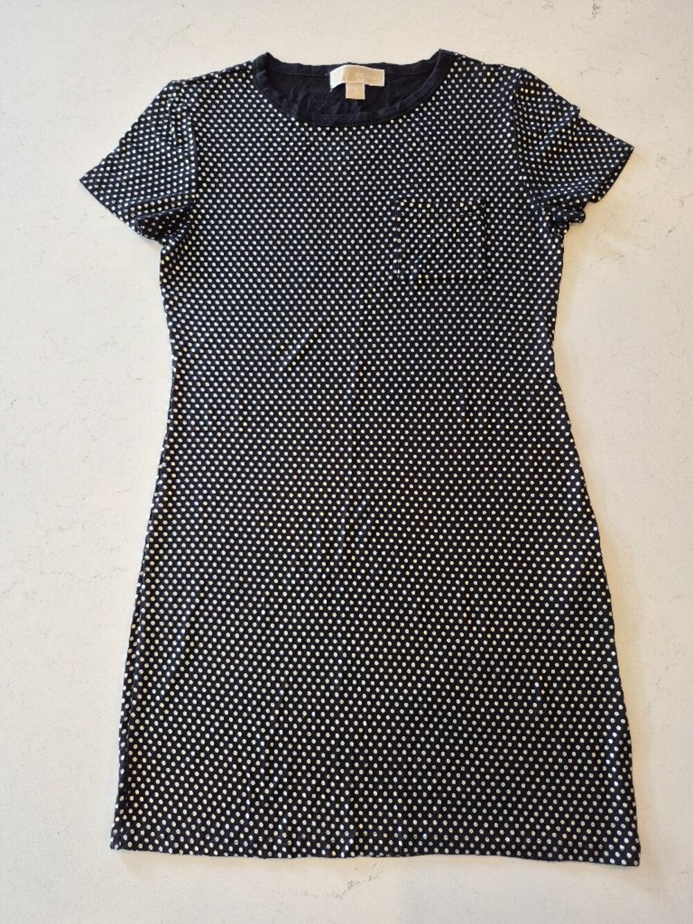 Michael Kors Polka Dot Short Sleeve Dress Size S